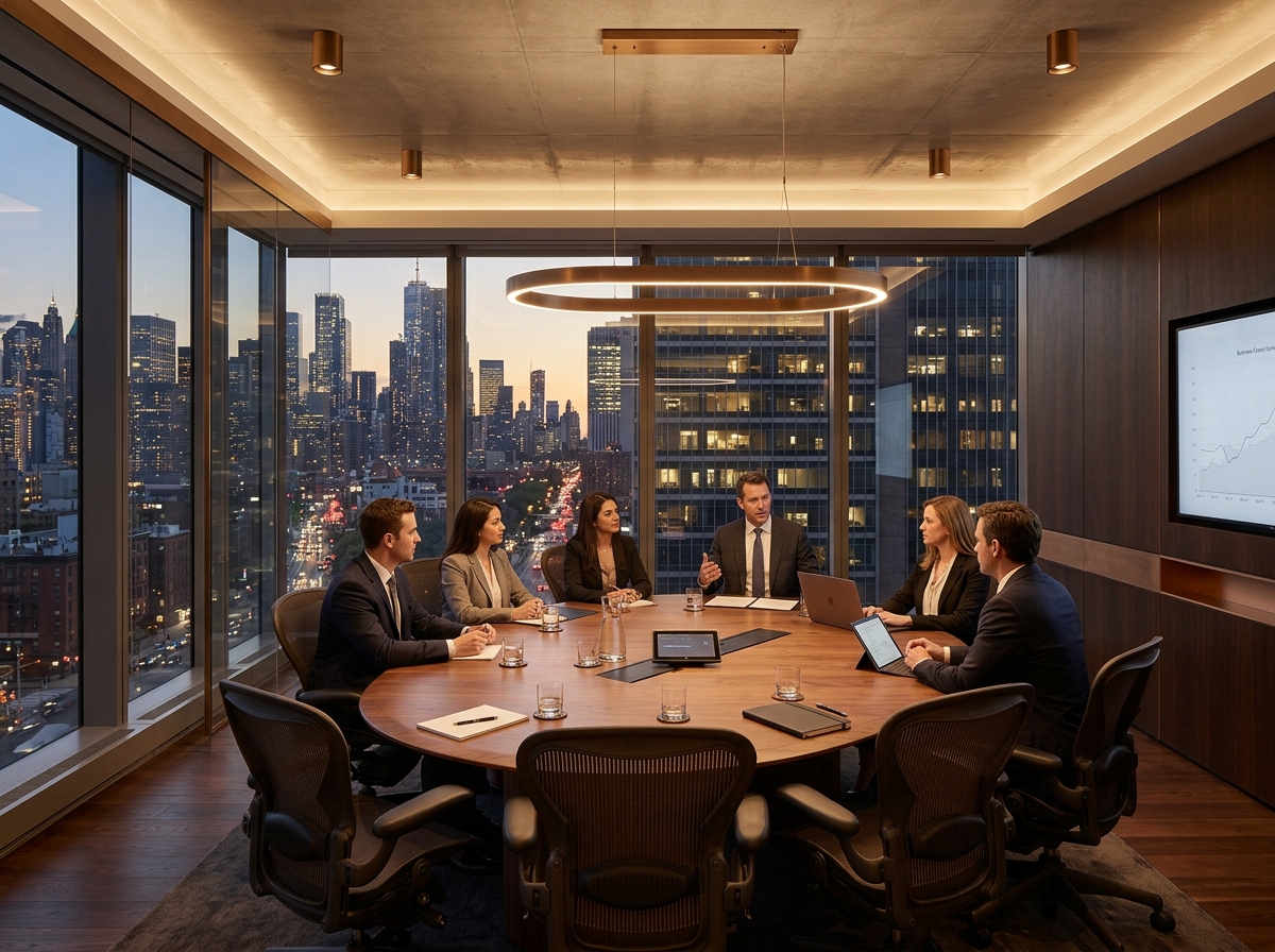 High-Rise Executive Boardroom